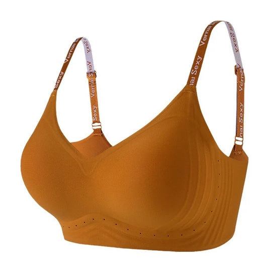 KTX-215059 Invisible Pushup Bra With Green Tea Girl Design for Women Wirefree Breathable Lifts and Supports Naturally