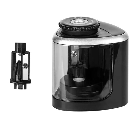 KTX-657747 Detachable Electric Pencil Sharpener for School and Office, Automatic or Manual with Battery, Compact Design