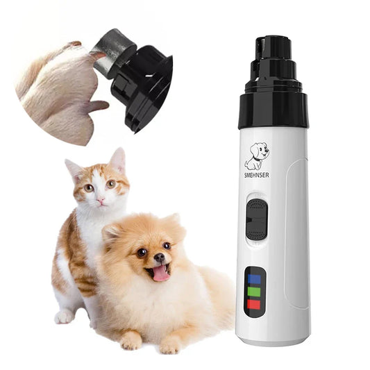 KTX-551763 Electric Pet Nail Grinder for Dogs and Cats – Low Noise Design Grooming Tool