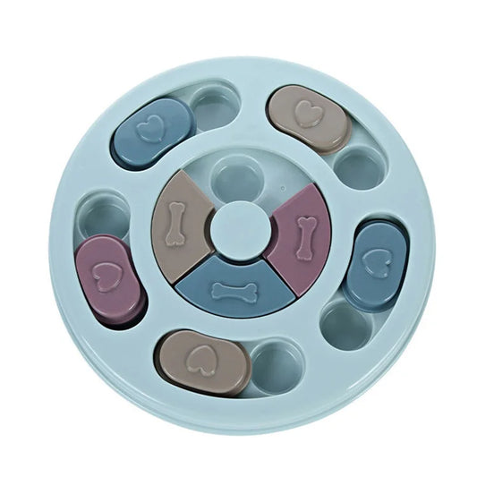 KTX-421843 Interactive Dog Puzzle Toy for IQ Training and Treat Dispensing