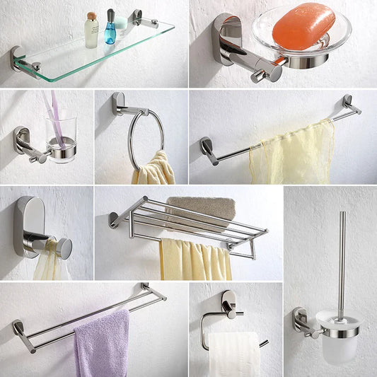 KTX-137043 Stainless Steel Bathroom Accessories Set - Model 1200 Series