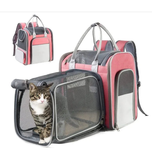 KTX-750675 Airline-Approved Portable Pet Carrying Backpack for Dogs and Cats - Custom Travel Pack