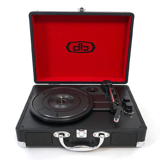 KTX-546643 Vintage Gramophone Turntable with Stereo Speaker for Vinyl Records