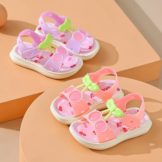 KTX-820691 Latest Design Summer Casual Cartoon Infant SandalsSoft Sole Non-Slip Beach Shoes Baby Cute Outdoor Baby Slippers