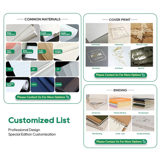 KTX-276883 Customisable Student Notebooks for School Use, High-Quality Paper, Durable Binding