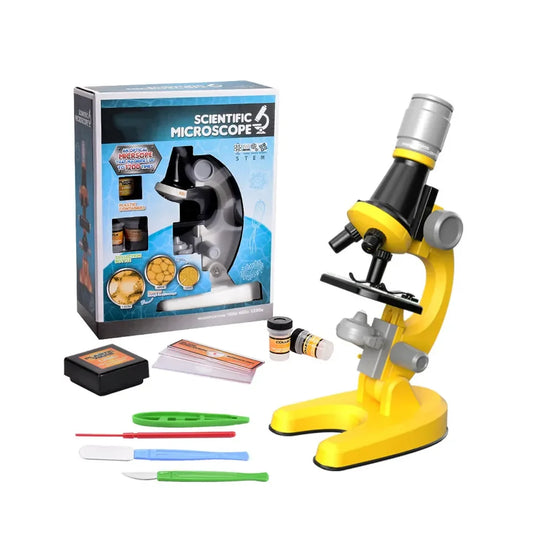 KTX-172819 Educational Microscope Set for Kids - STEM Learning Tool for Biological Science Exploration