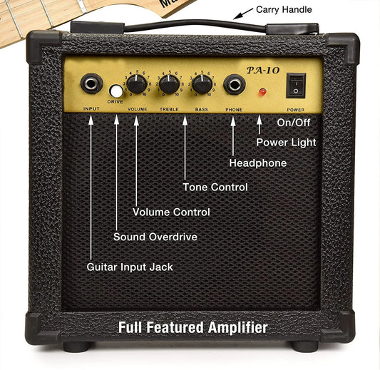 KTX-648403 10W Professional Guitar Amplifier - 110V Speaker Amplifier for Exceptional Sound Quality