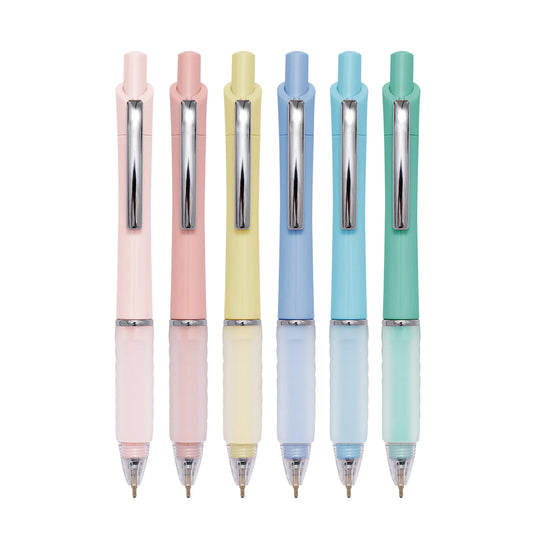 KTX-012435 Candy-Coloured Plastic Ballpoint Pen Set for Gifts