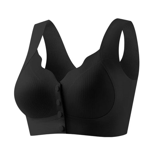 KTX-280595 Wholesale Fine Quality Front Button Push-Up Bra Lingerie Women'S Anti-Sag Pull-Down Summer Premium Seamless Tank Top Bra Summer