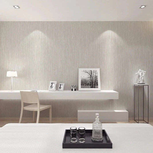 KTX-622419 Textured Solid Colour 3D Vinyl Wallpaper Peel and Stick Home Decor