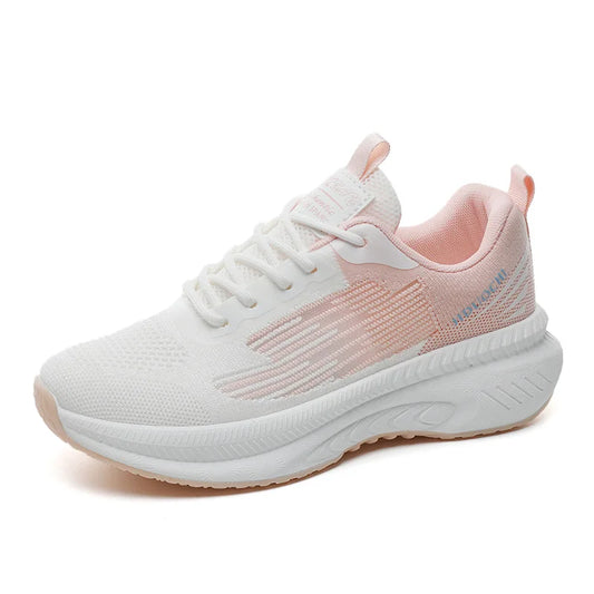 KTX-048915 K2502 Women's Spring Summer Tennis Shoes Breathable New Generation Thick Sole Heightened Sports Student Running Shoes