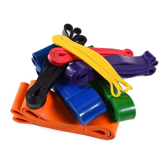 KTX-747731 Heavy Duty Resistance Bands - Set of 5 Exercise Stretch Bands for Fitness Workouts