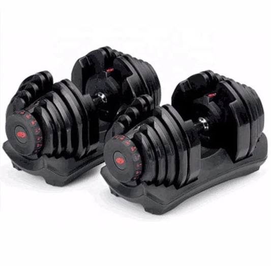 KTX-485587 Adjustable 90lb Dumbbell Set for Home Gym Workout and Muscle Building Fitness Equipment