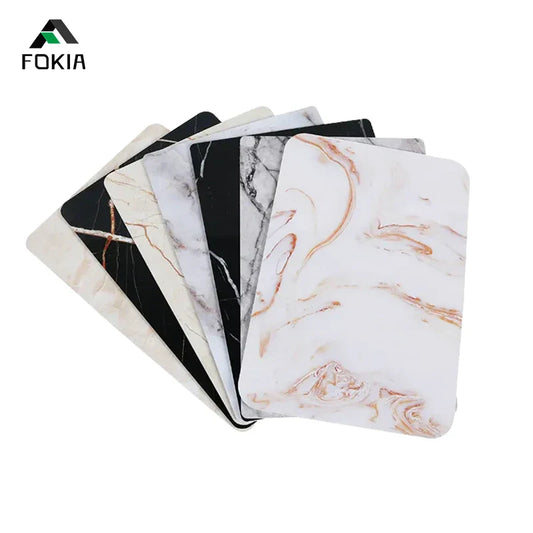 KTX-835987 High-Gloss SPC Wall Panel and PVC Marble Board for Interior Decoration