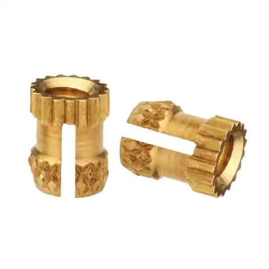 KTX-968211 Brass Press-Fit Threaded Insert Nut for Plastic Applications