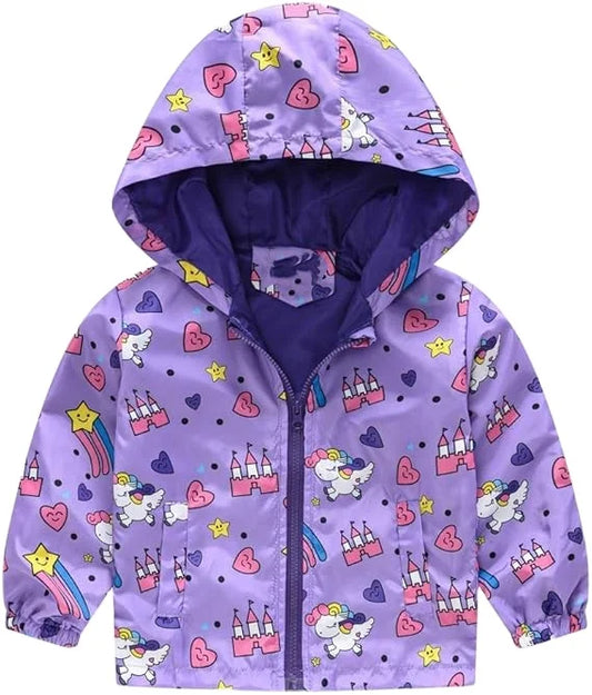 KTX-834195 Girls Softshell Jacket for Kids Comfortable and Stylish Clothing Winter and Autumn