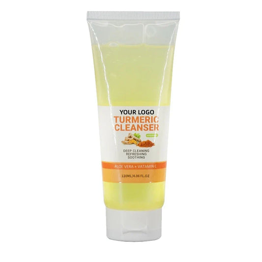 KTX-882707 Organic Turmeric Facial Gel Cleanser - Pore Cleansing, Exfoliating & Moisturizing Face Wash 100ml