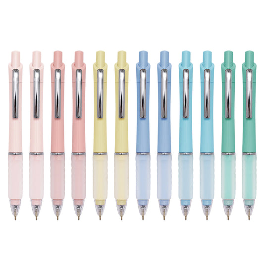 KTX-012435 Candy-Coloured Plastic Ballpoint Pen Set for Gifts