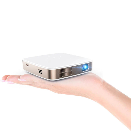 KTX-777683 Portable 4K Home Theater Projector with Smart DLP, 5400mAh Battery, and Dual Wifi Connectivity for Travel