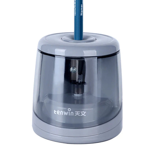 KTX-461139 Portable Electric Pencil Sharpener with Durable Plastic Design for Students