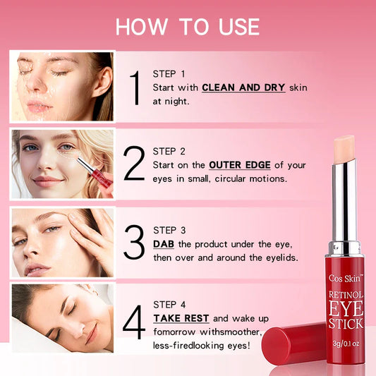 KTX-653331 Hydrating Firming Anti-Aging Eye Cream Stick for Brightening and Smoothing Fine Lines - 3g