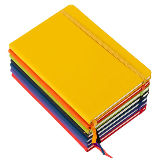 KTX-522067 Custom A5 Hardcover Journal Notebook with Embossed Logo in PU Leather