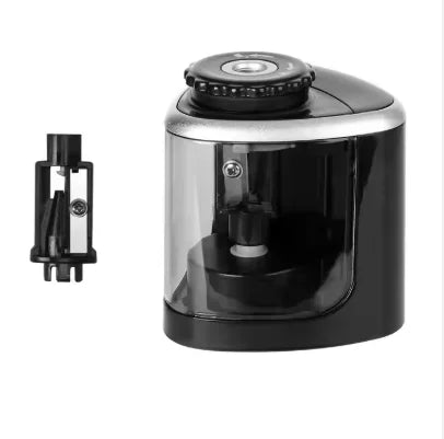 KTX-543635 Automatic Pencil Sharpener with Helical Steel Blade for Safe Use by Students, Artists, and Adults