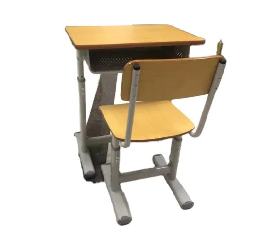KTX-319699 Adjustable Plywood Classroom Desk and Chair Set for Primary School Students