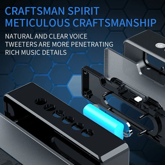 KTX-939859 Portable Wireless Speaker with IPX7 Waterproof Rating and 24 Hours Playtime, Dual 20W Bass Performance