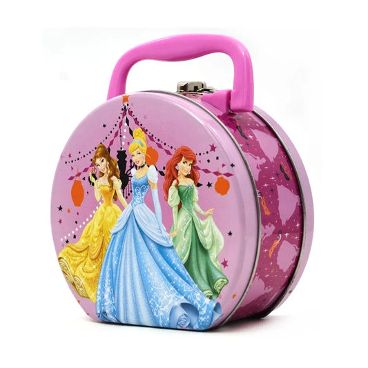 KTX-154707 Custom Portable Full-Color Tin Box with Handle for Children's Toys, Candy, Chocolate, and Food Storage