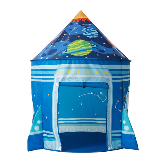 KTX-151571 Pink and Blue Princess Castle Tent for Indoor and Outdoor Play