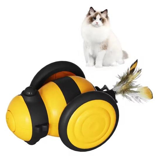 KTX-358611 Interactive USB Chargeable Automatic Bee Cat Toy for Engaging Playtime