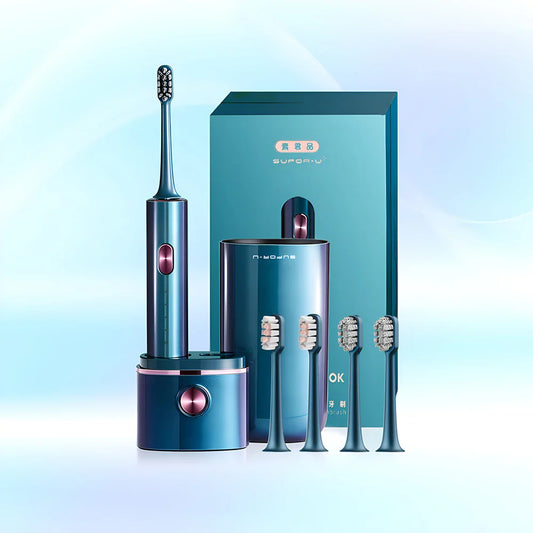 KTX-159507 Rechargeable Ultrasonic Travel Electric Toothbrush with UV Sanitising Case