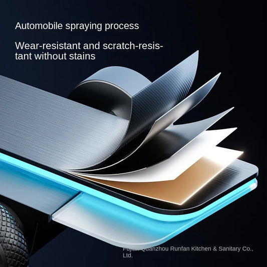 KTX-441619 Intelligent Constant Temperature Digital Shower Head with Soft Spray Pattern, Polished Finish, 80l/min Flow Rate