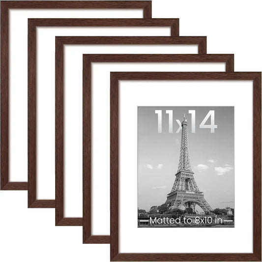 KTX-702611 A4 Black Decorative Wall Photo Frame - Custom MDF Size for Elegant Home Decoration