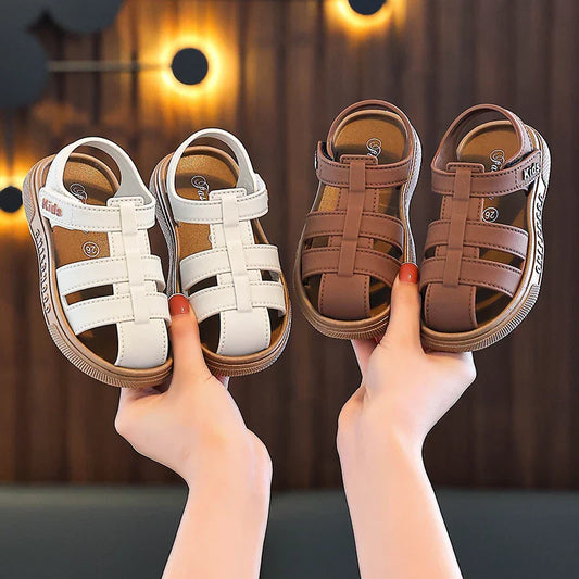 KTX-984531 Lightweight Children's Sandals New Summer Cute Beach Jelly Sandals Non-Slip Safe Rubber Baby Shoes for Boys and Girls