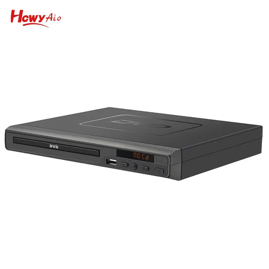 KTX-681683 Portable DVD Player Box with Remote, Multi-Format Playback, LED Display, and USB Compatibility