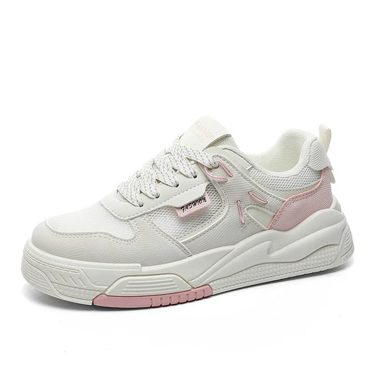 KTX-409363 RM1501-1 New Mesh Women's Board Shoes Summer Thick Sole Versatile Sports Shoes Casual Student Running Shoes