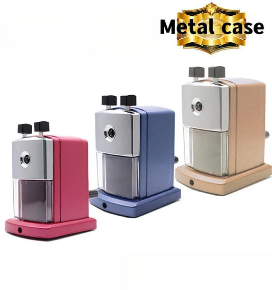 KTX-773011 Manual Metal Pencil Sharpener for Students and Children - Ideal for Primary School Use
