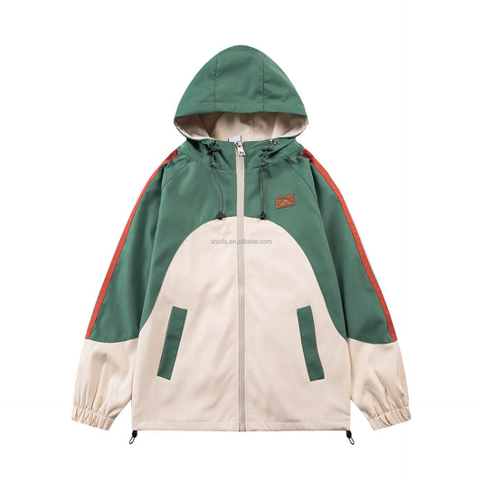 KTX-013843 Men's Coats Customized LOGO Fashion Man Coat Simple Team Sports Suit Hooded Men's Sports Suit Two-piece Set