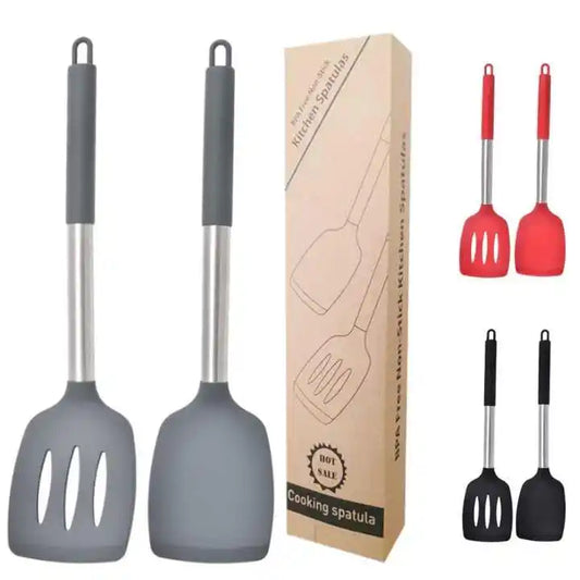 KTX-244691 Heat Resistant Silicone Cooking Utensil Set - Multifunctional Kitchen Accessories