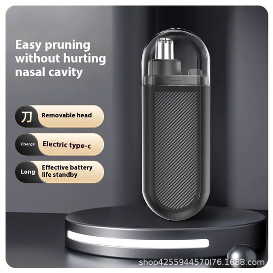 KTX-177619 Electric Nose and Ear Hair Trimmer with Eyebrow Grooming Attachment