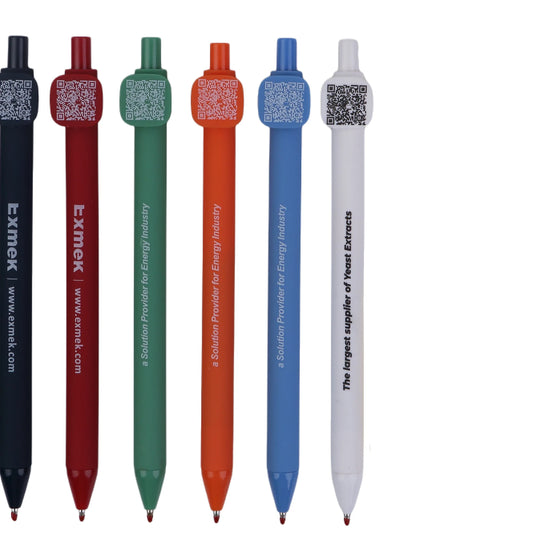 KTX-931091 Customised Plastic Writing Pens in Assorted Colours for Marketing and Office Use