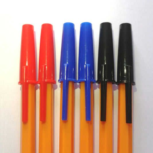 KTX-978515 Plastic Stick Ballpoint Pens for Office and School Use