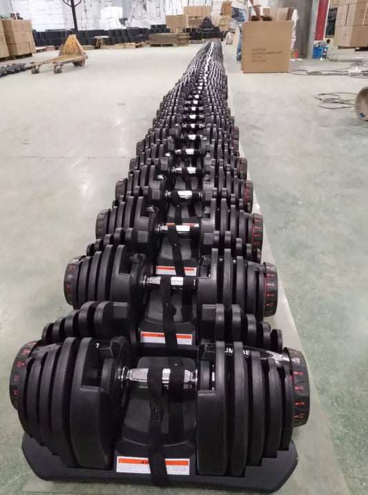 KTX-485587 Adjustable 90lb Dumbbell Set for Home Gym Workout and Muscle Building Fitness Equipment