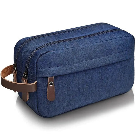 KTX-825811 Large Capacity Handheld Travel Cosmetic Bag - Portable Oxford Cloth Storage with Zipper Closure