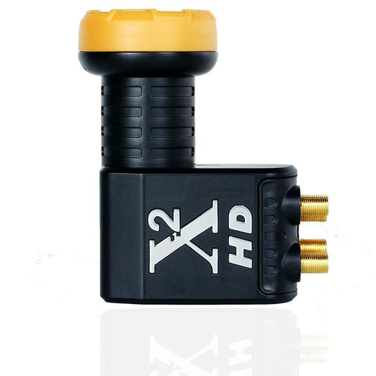 KTX-471891 Universal Ku-Band Four-Way LNB for Satellite TV Receivers, New Acrylic Material, Low Noise Ratio, 10.7-12.75 GHz Input