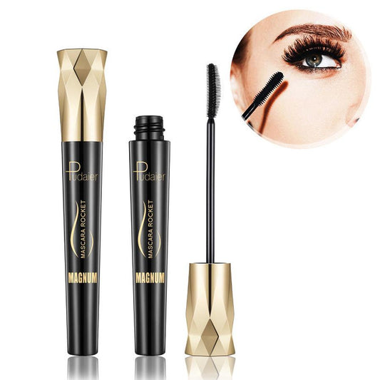 KTX-322259 4D Thick Curl Waterproof Mascara - Lengthening, Volumizing, Smudge-Proof Black Formula