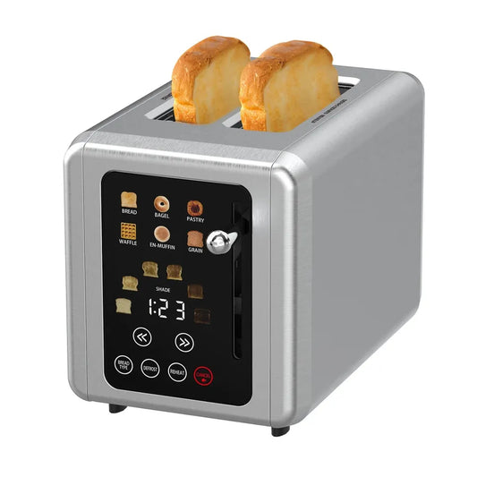KTX-927251 Automatic 2-Slice Stainless Steel Bread Toaster with Fast Heating Function