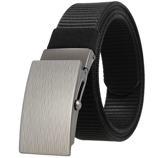 KTX-060435 Nylon Braided Slide Belt for Men - Adjustable, Stylish & Durable Design